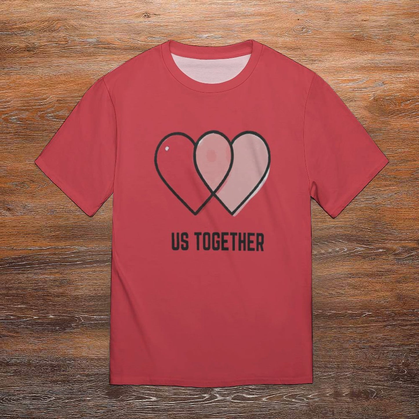 Us Together Matching Couple T-Shirt - Romantic Valentine’s Day Outfit