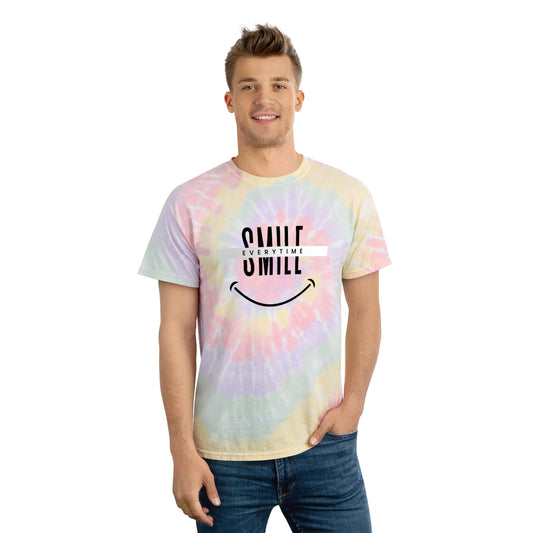 Smile Tie-Dye T-Shirt - Spiral Design