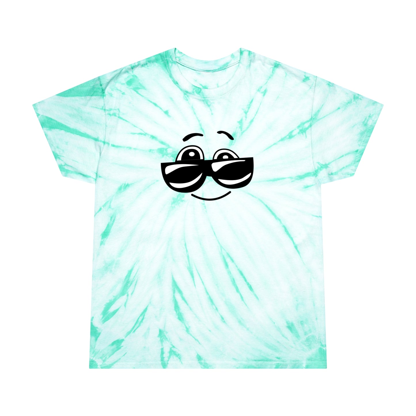 Tie-Dye Cyclone T-Shirt – Groovy Hippie Emoji Design