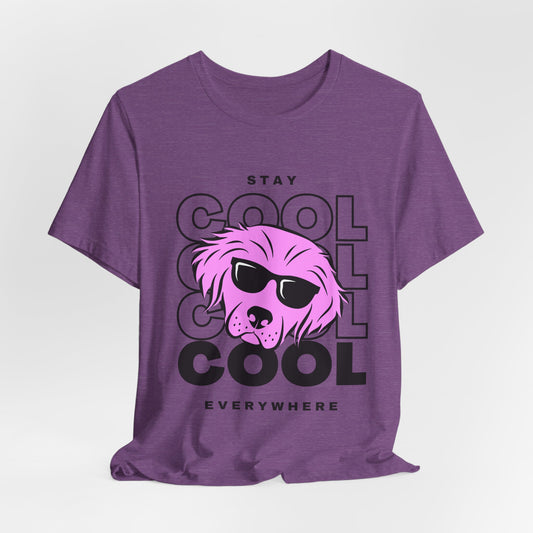 Cool Dog T-Shirt - Fun Sunglasses Design for Dog Lovers