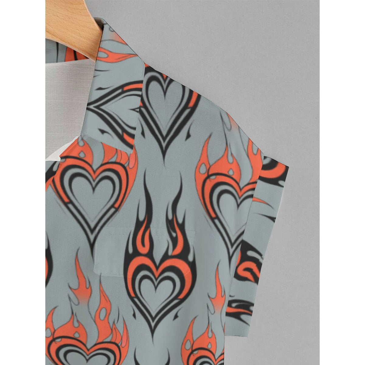 Flaming Heart Shirt - Bold Valentine’s Outfit