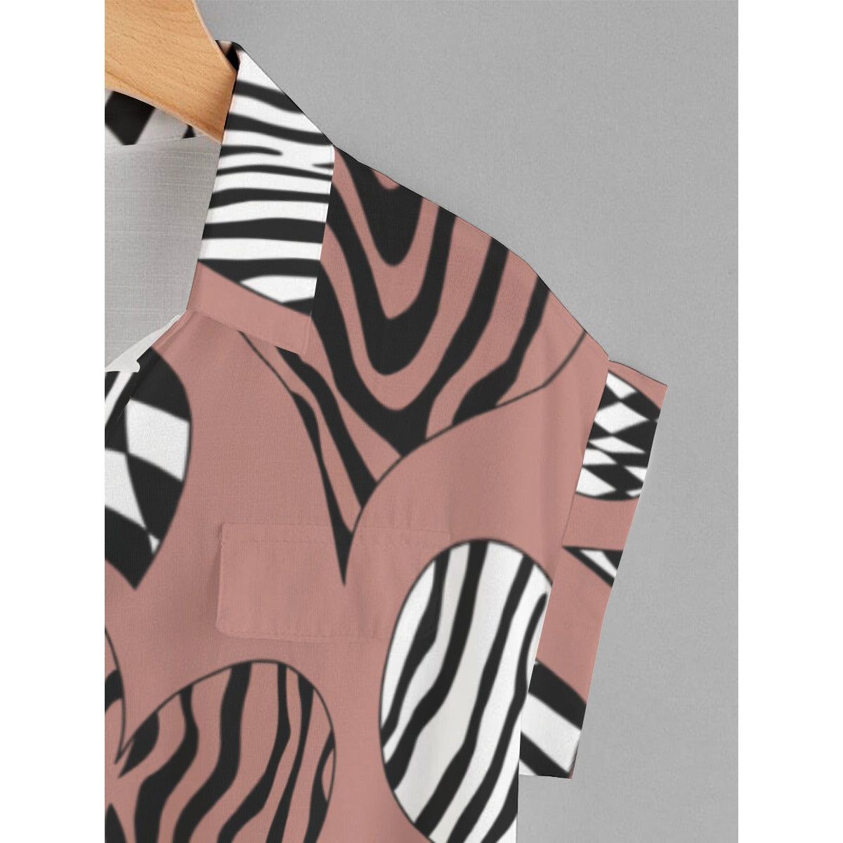 Zebra Heart Print Valentine’s Shirts – Trendy & Stylish