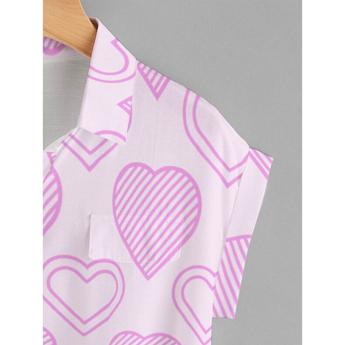 Pink Heart Valentine’s Shirts – Romantic Couple Outfit