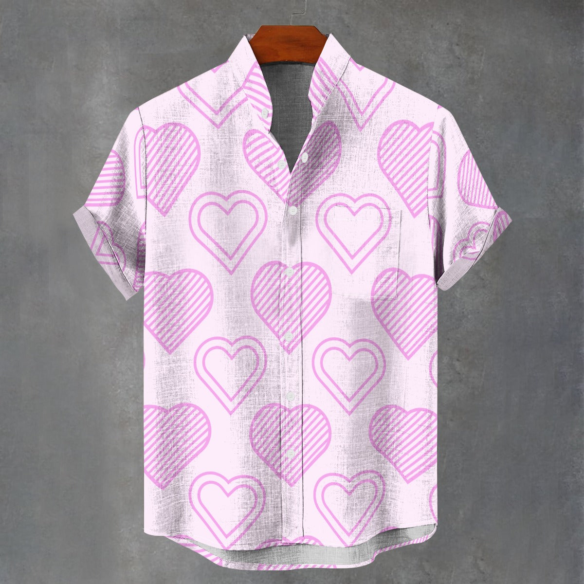 Pink Heart Valentine’s Shirts – Romantic Couple Outfit