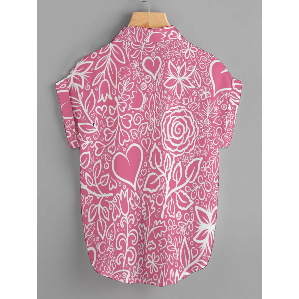 Floral Heart Valentine’s Shirts – Romantic Couple’s Outfit