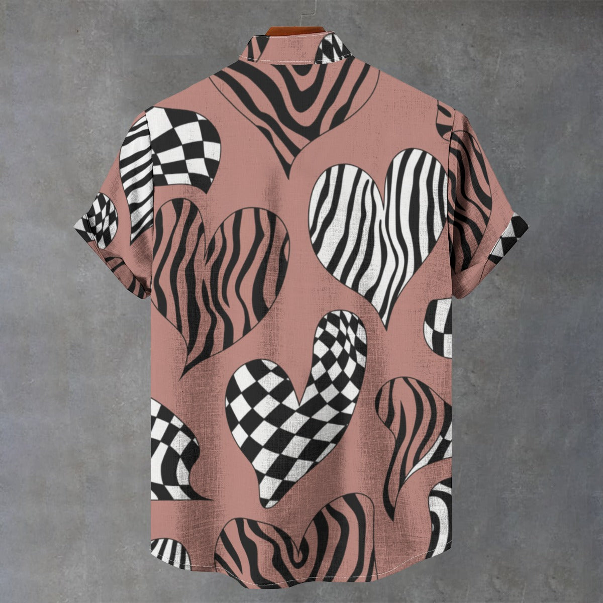 Zebra Heart Print Valentine’s Shirts – Trendy & Stylish