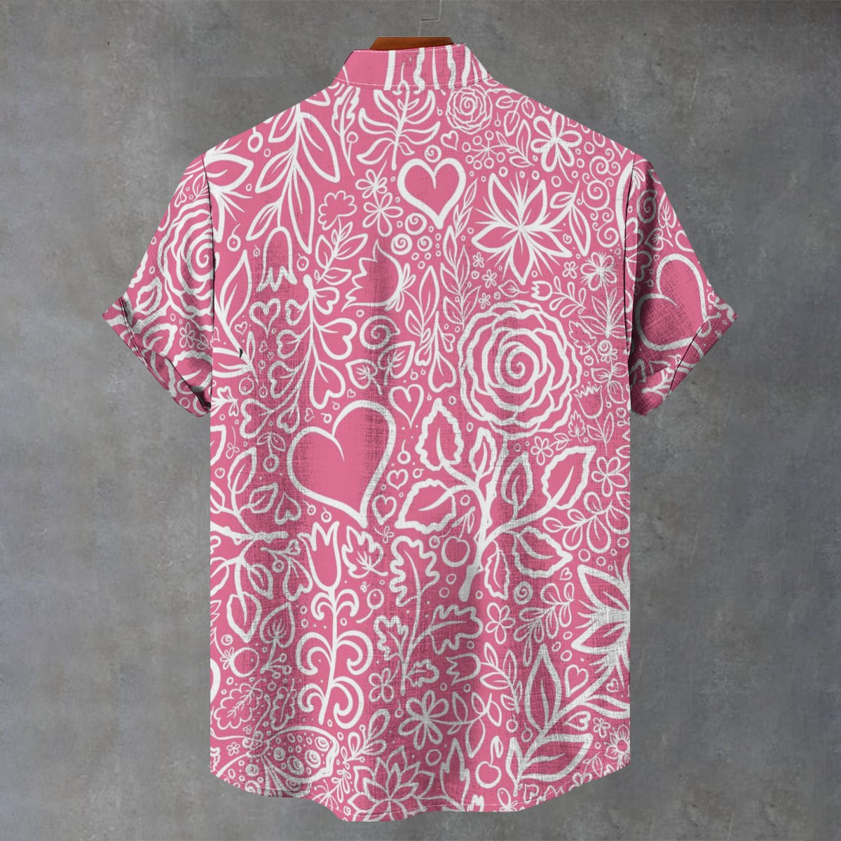 Floral Heart Valentine’s Shirts – Romantic Couple’s Outfit