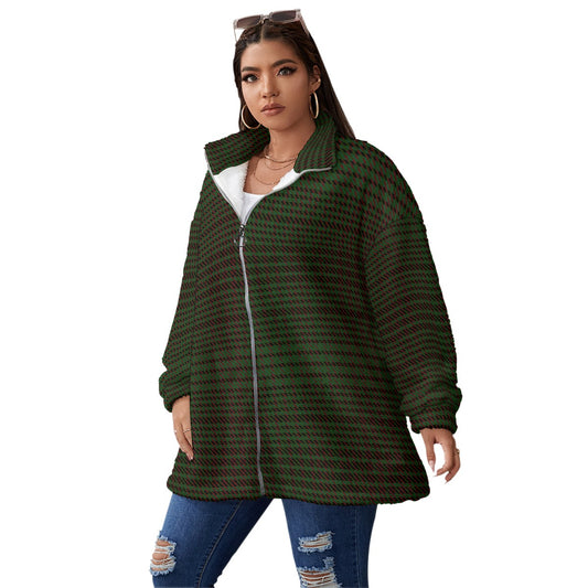 Plaid Green Fleece Jacket