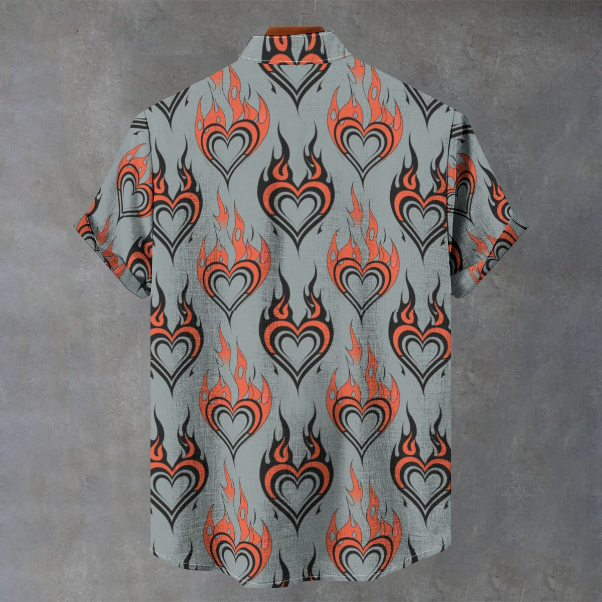 Flaming Heart Shirt - Bold Valentine’s Outfit