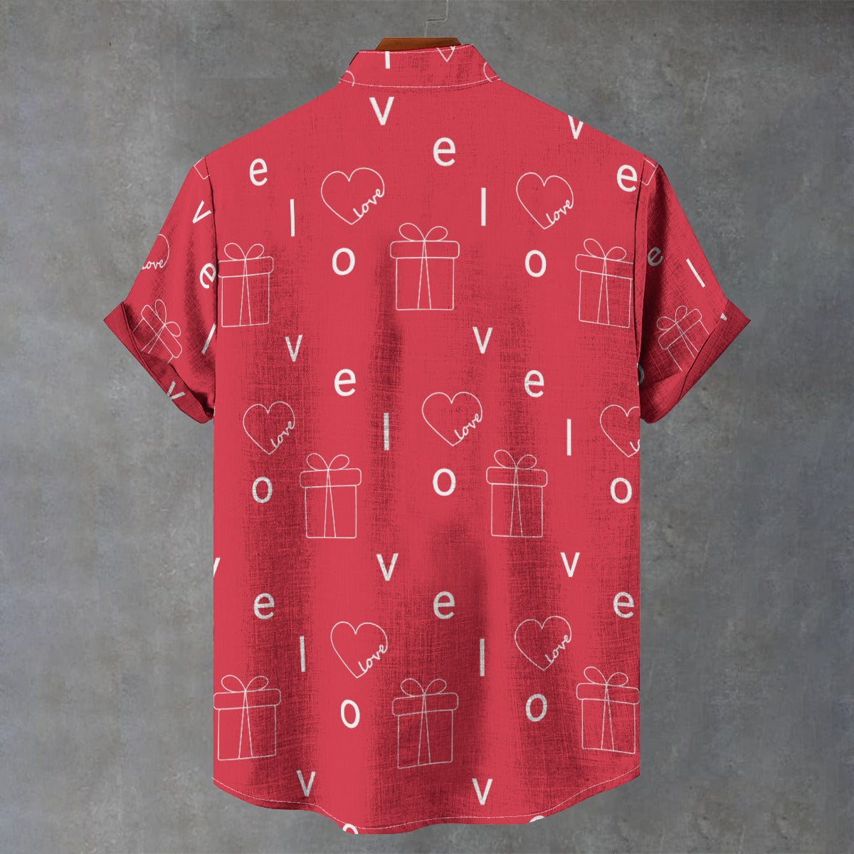 Red Heart Print Shirt – Romantic Valentine’s Outfit