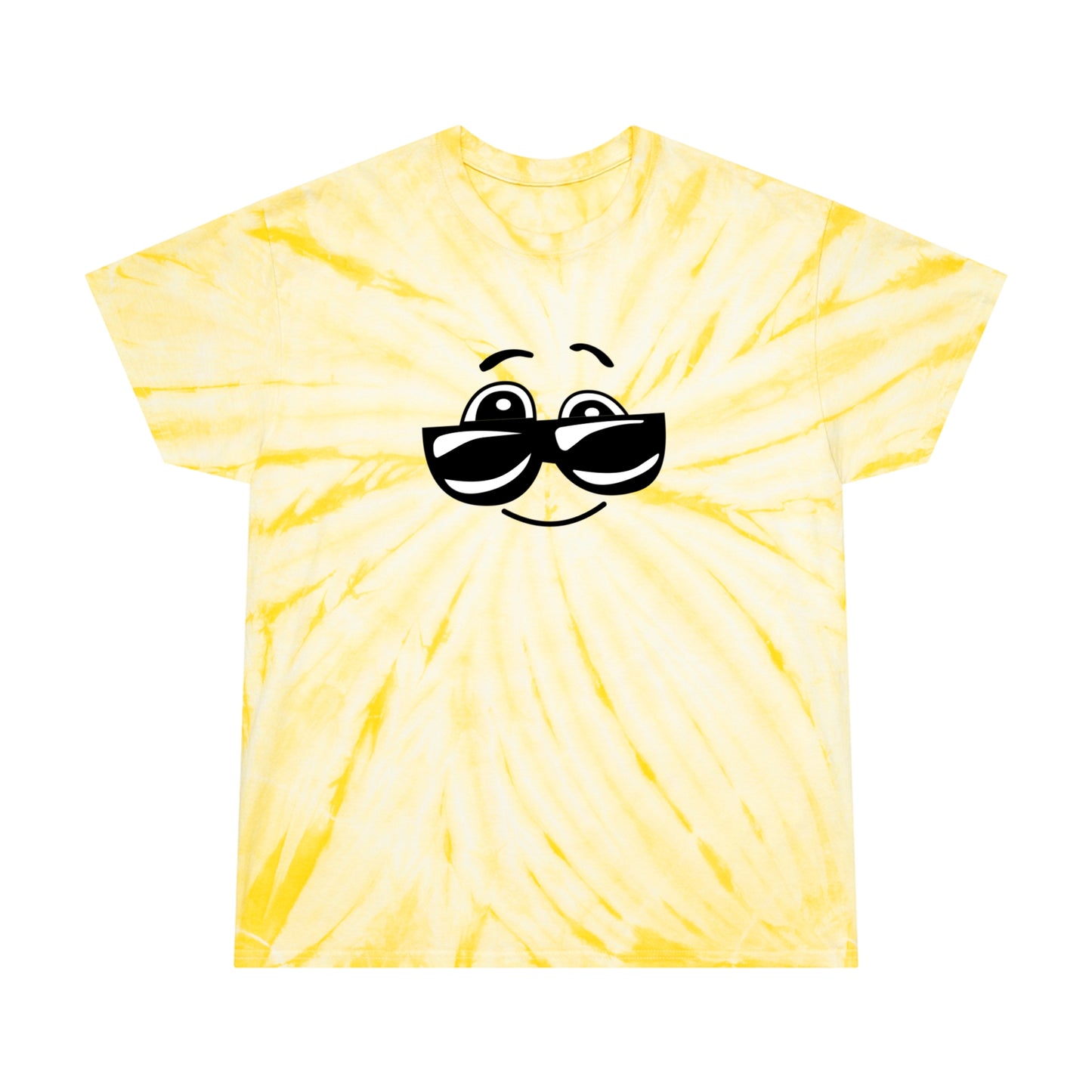 Tie-Dye Cyclone T-Shirt – Groovy Hippie Emoji Design