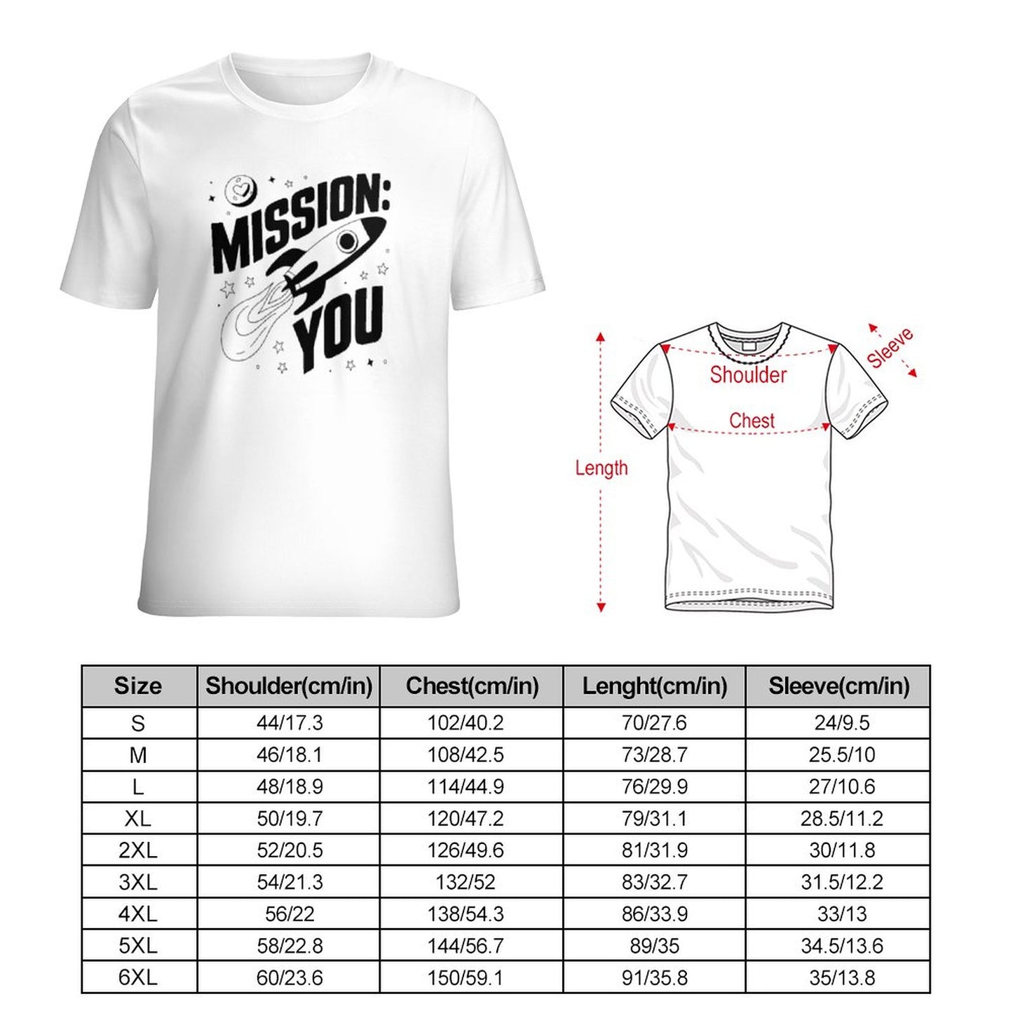 Mission: You & Destination: Us Matching Shirts