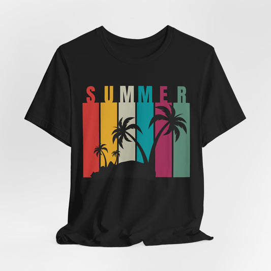 Summer Vibes Black T-Shirt