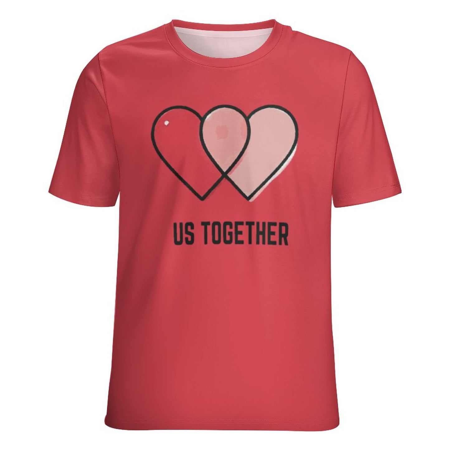 Us Together Matching Couple T-Shirt - Romantic Valentine’s Day Outfit