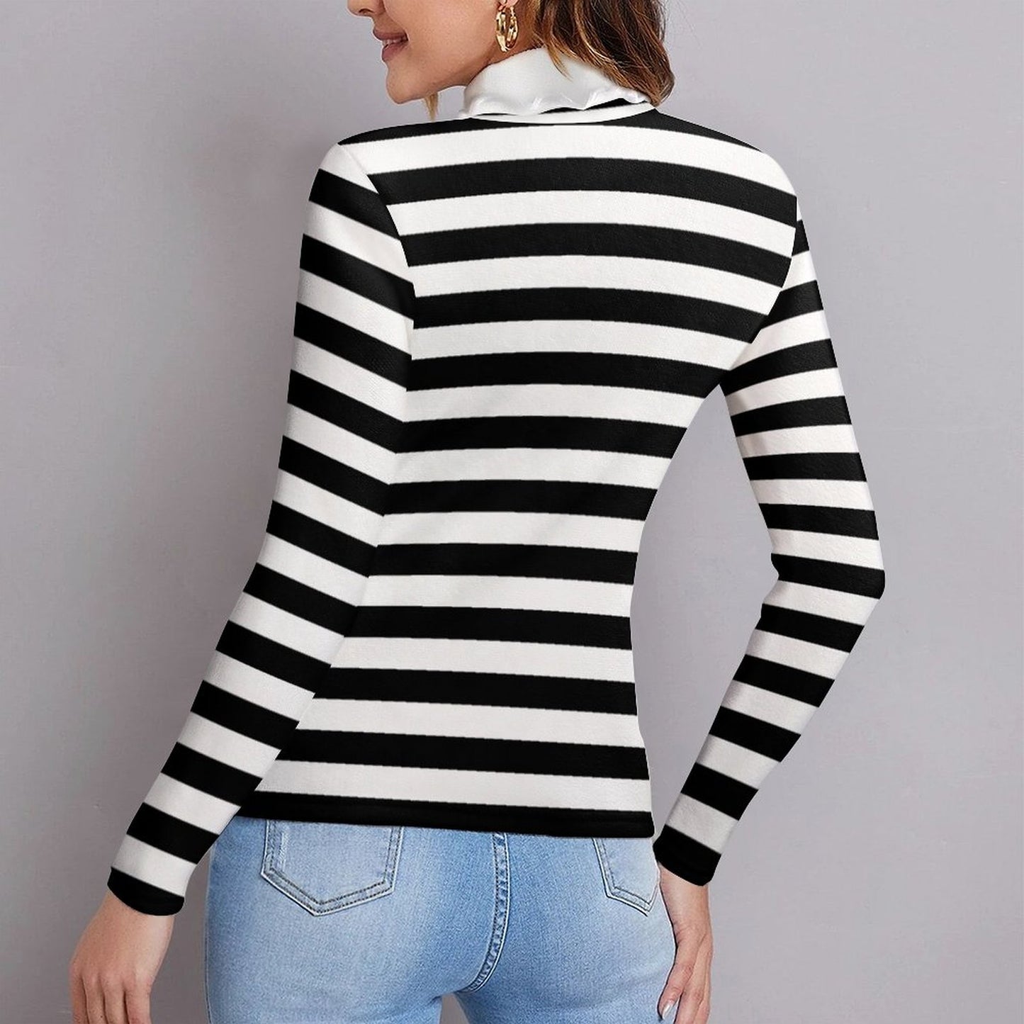 Chunky Turtleneck Sweater – Women’s Cozy Knit Winter Pullover