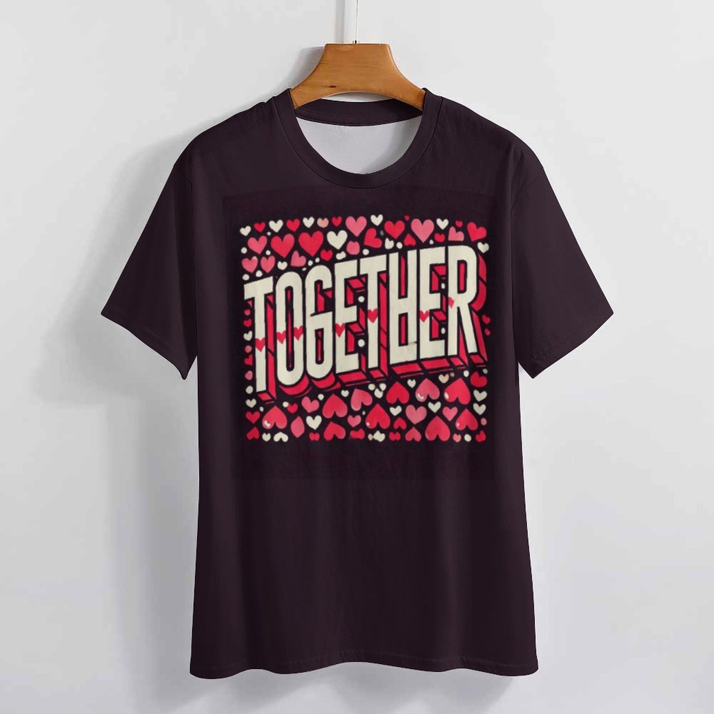 Together Matching Couple Shirts – Valentine's Day Tee & Crop Top