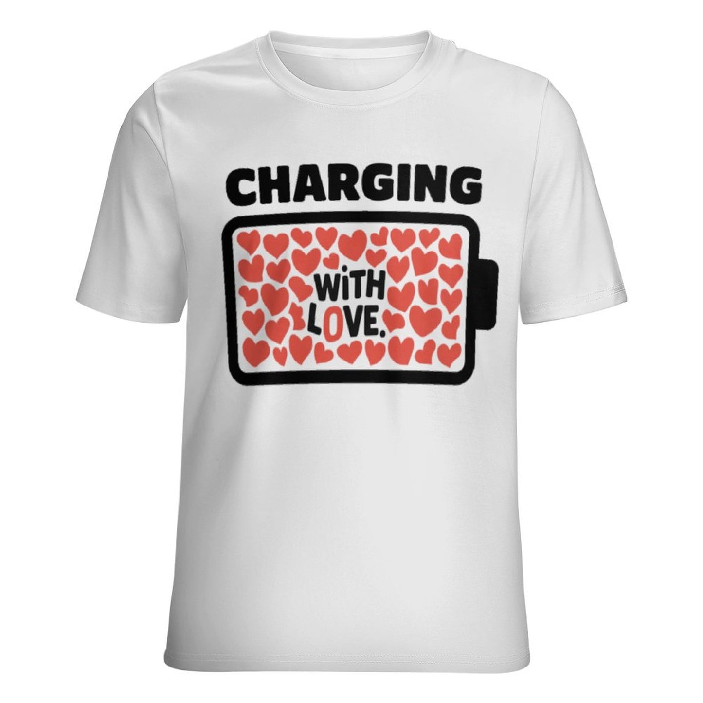 Powered by Love & Charging with Love Matching Shirts