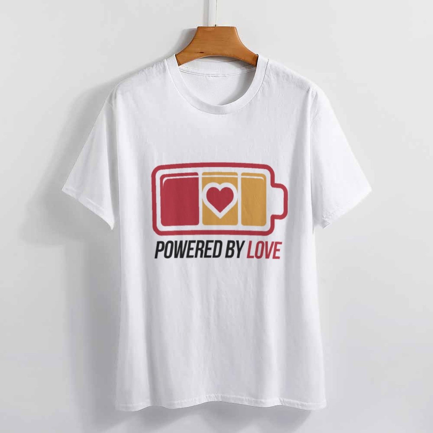 Powered by Love & Charging with Love Matching Shirts