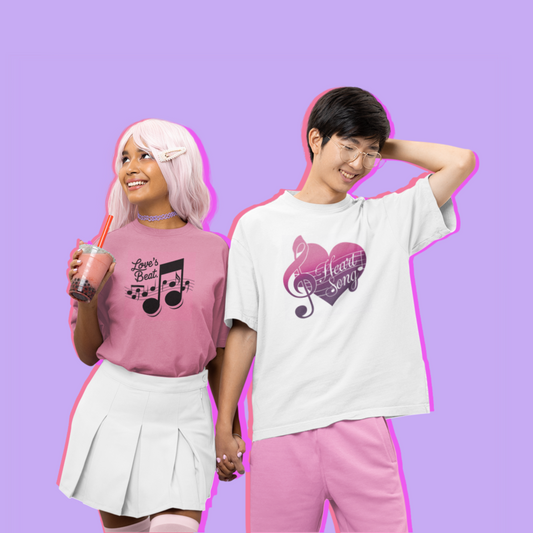 Love’s Beat & Heart Song Matching Shirts