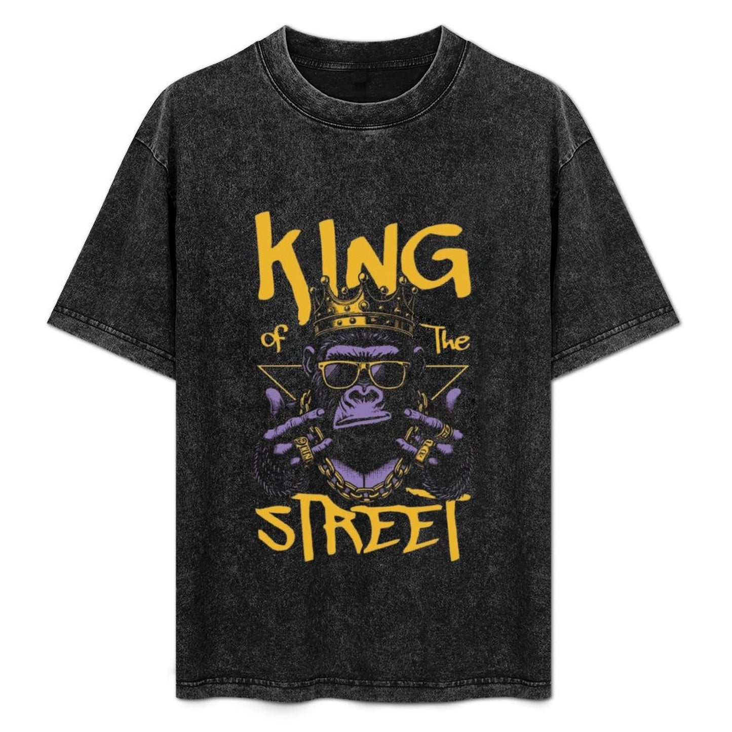 King of the Street Gorilla T-Shirt - Vintage Urban Style