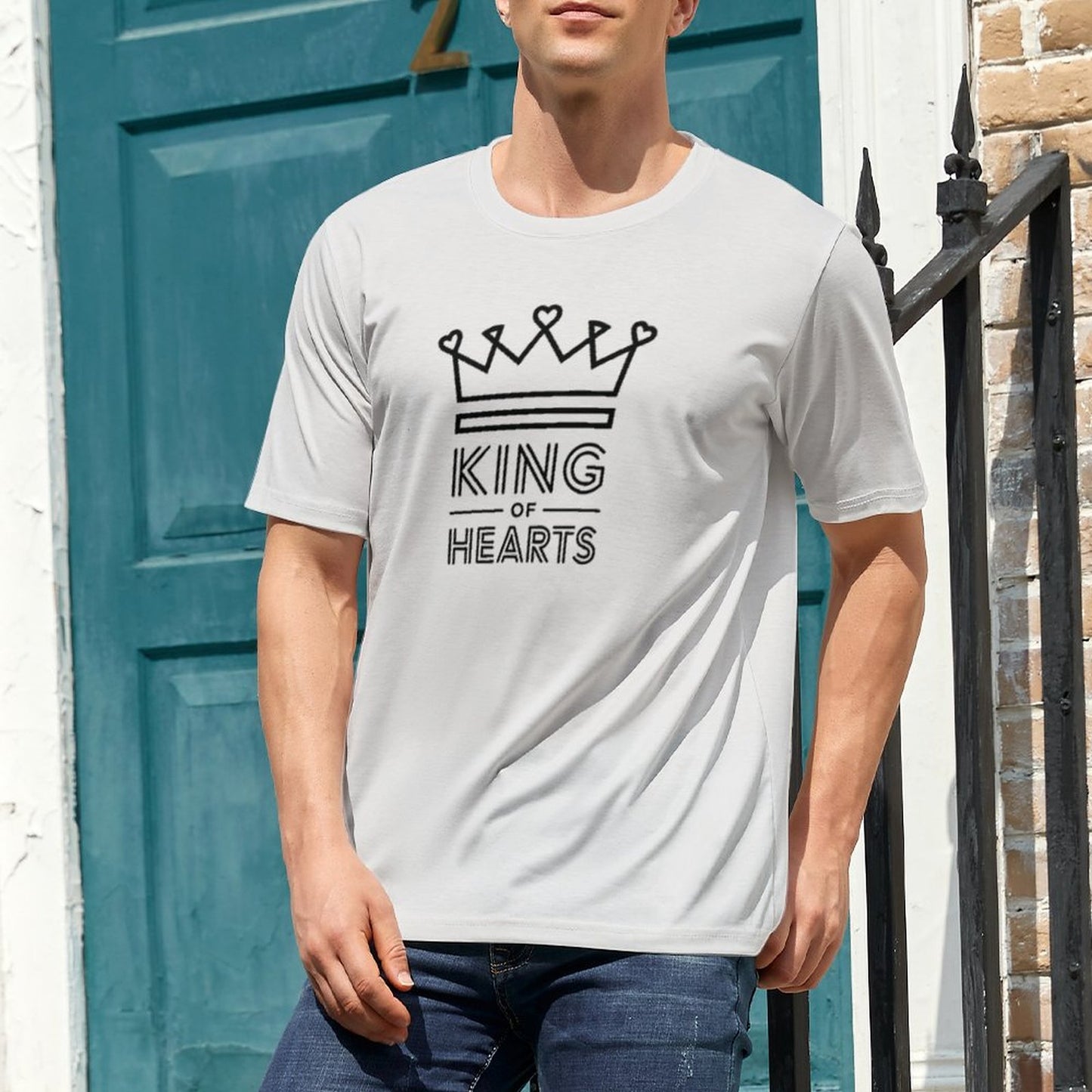 King & Queen of Hearts Matching Tees