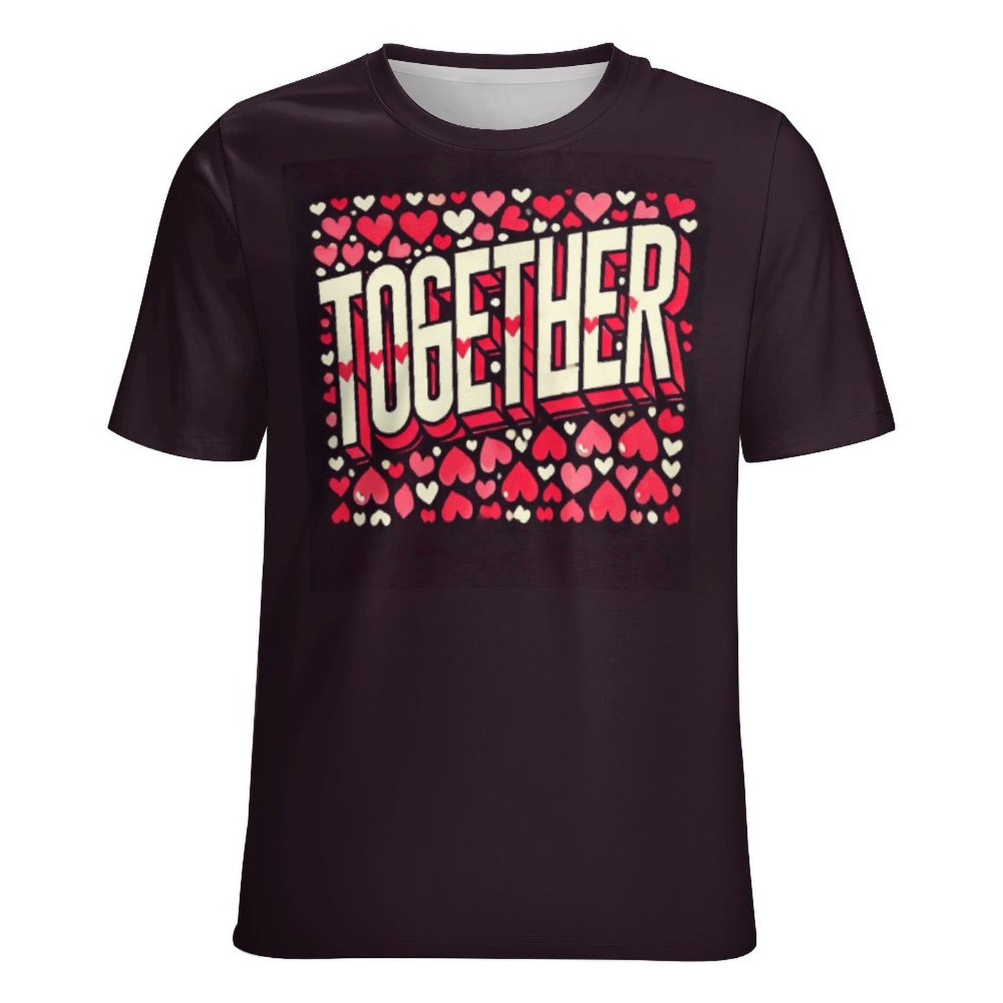 Together Matching Couple Shirts – Valentine's Day Tee & Crop Top