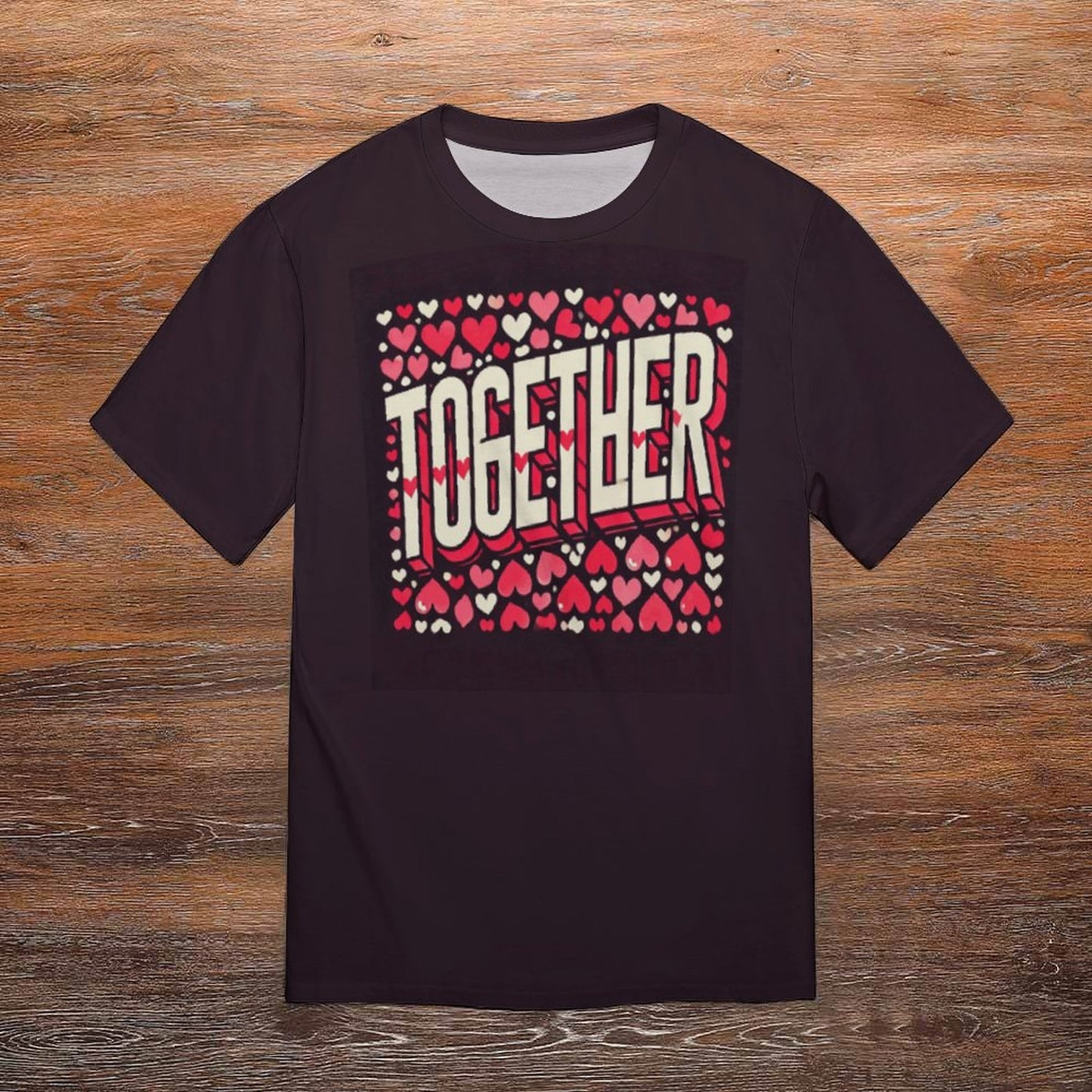 Together Matching Couple Shirts – Valentine's Day Tee & Crop Top