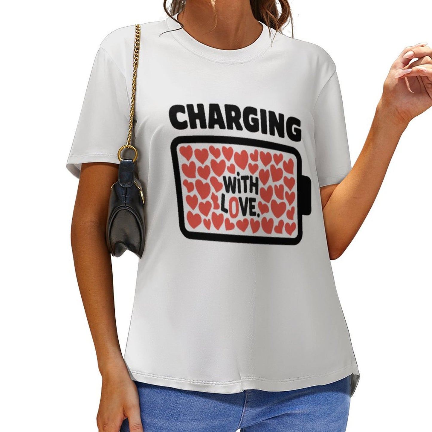 Powered by Love & Charging with Love Matching Shirts