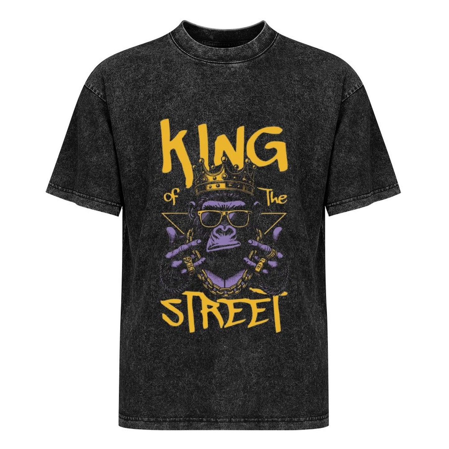 King of the Street Gorilla T-Shirt - Vintage Urban Style