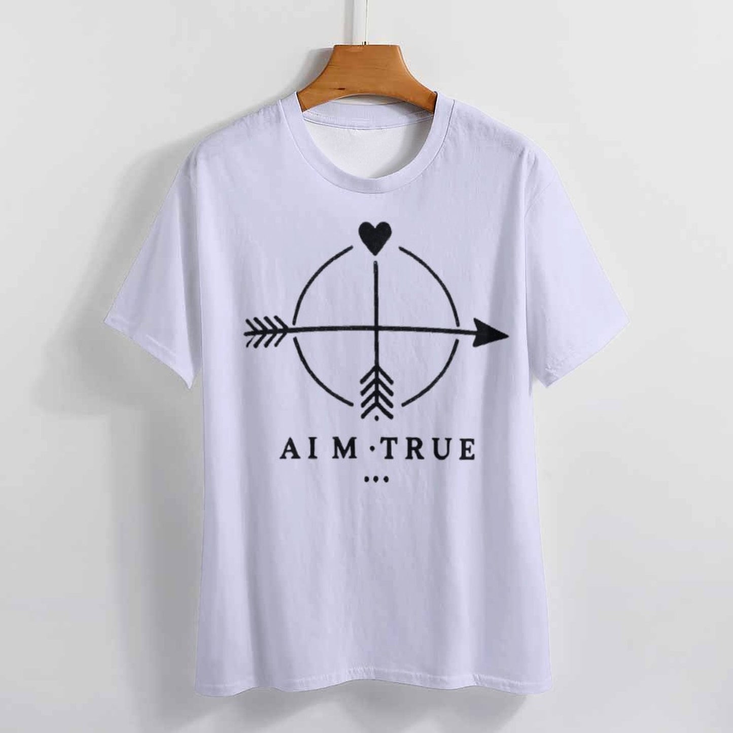 Aim True Archery T-Shirt - Matching Valentine's Outfit for Couples