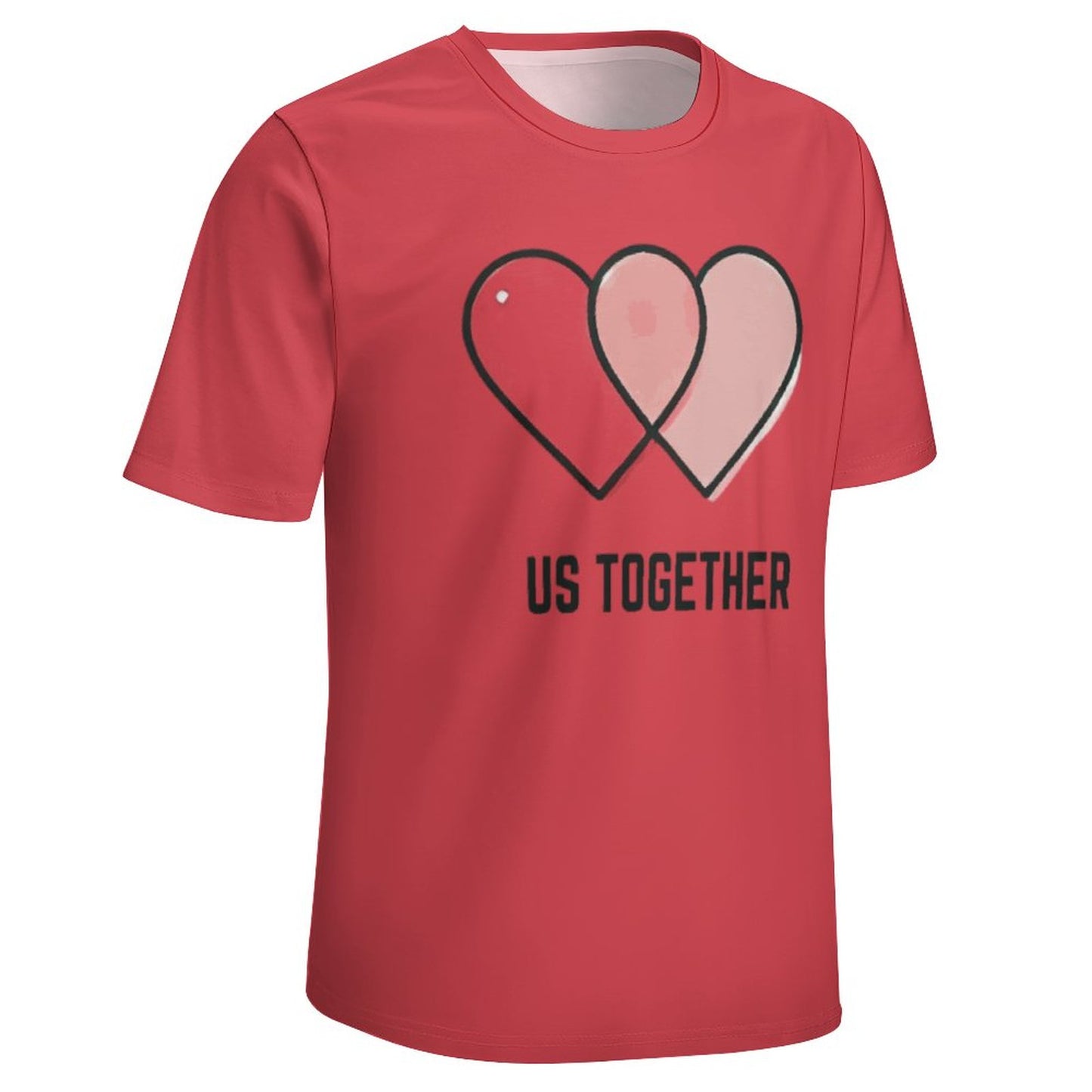 Us Together Matching Couple T-Shirt - Romantic Valentine’s Day Outfit