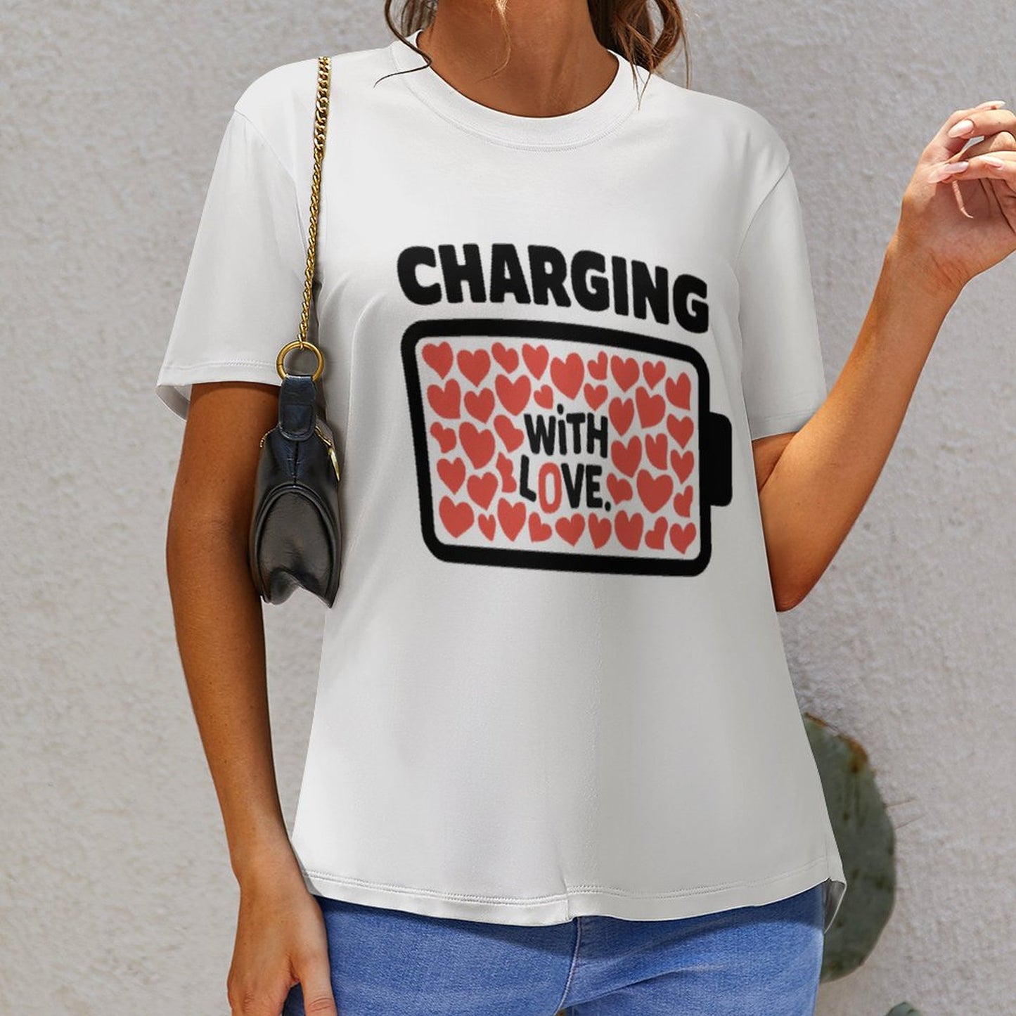 Powered by Love & Charging with Love Matching Shirts