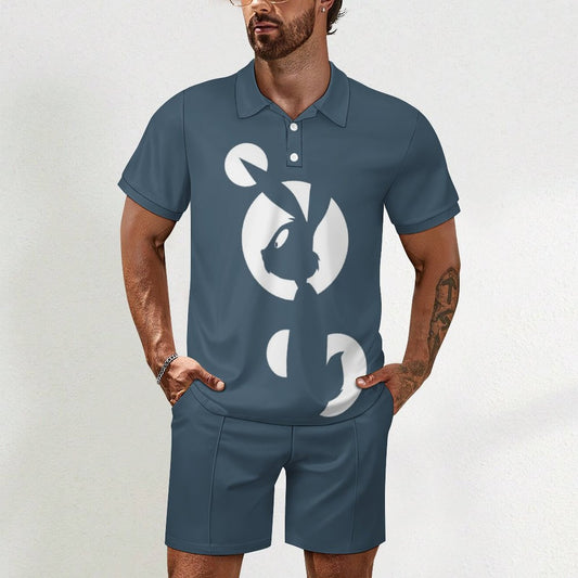 Bold Logo Polo Shirt | Summer Men's Set