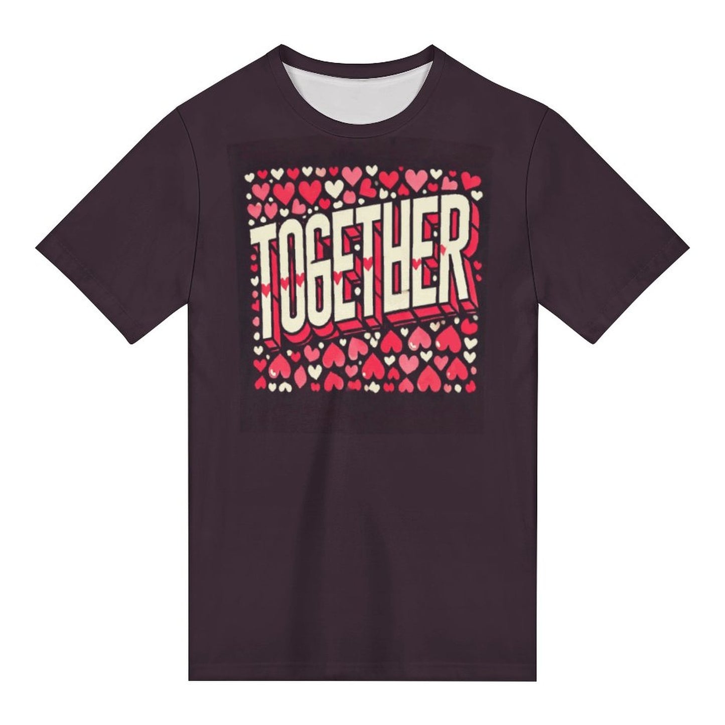 Together Matching Couple Shirts – Valentine's Day Tee & Crop Top