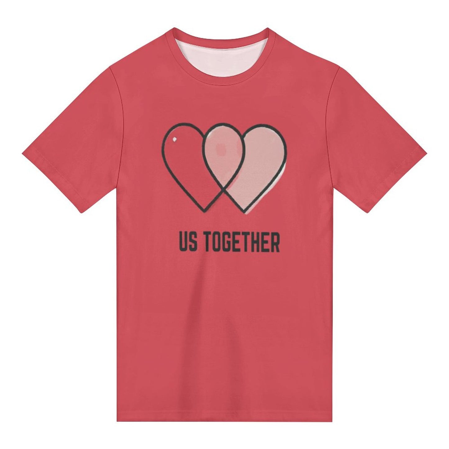 Us Together Matching Couple T-Shirt - Romantic Valentine’s Day Outfit