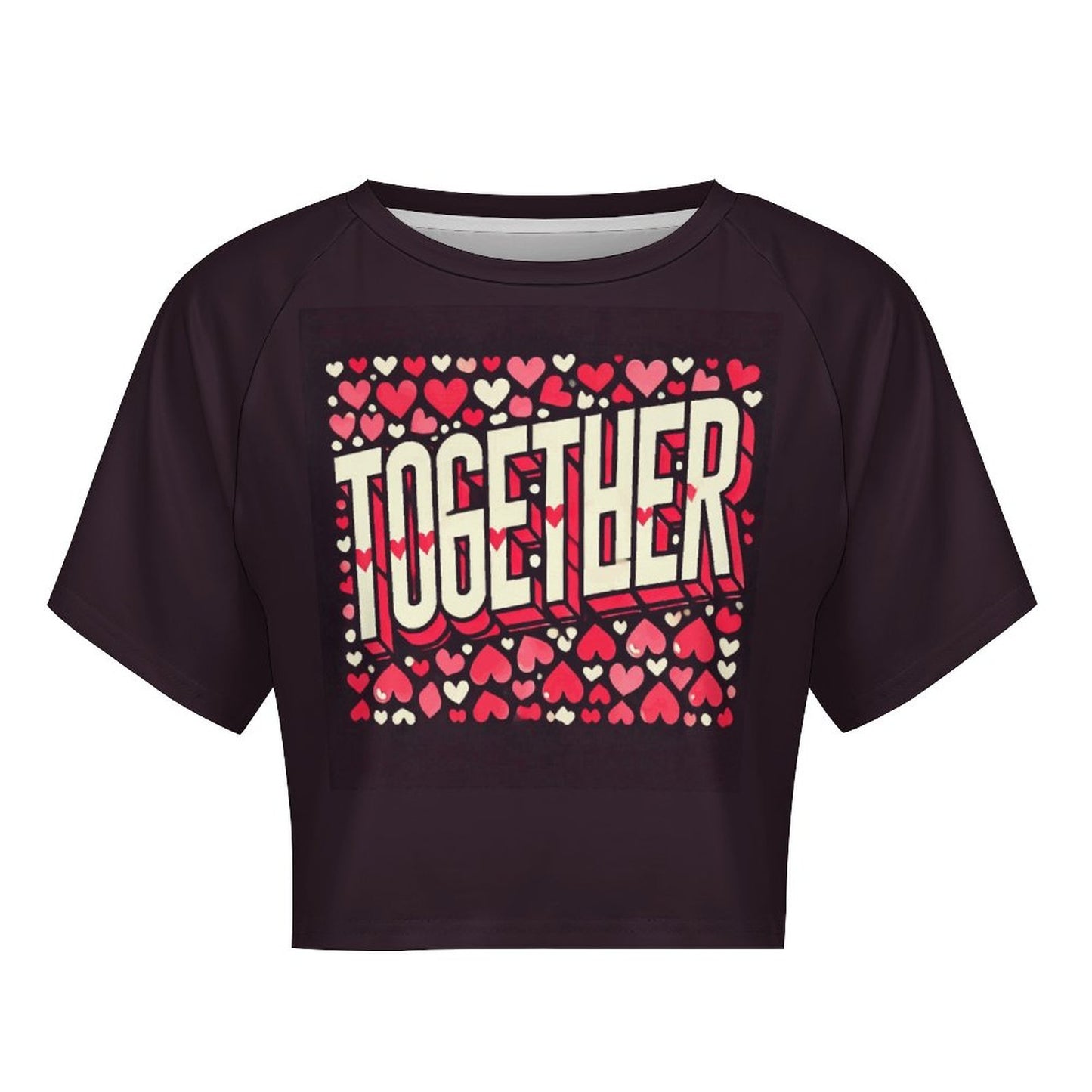 Together Matching Couple Shirts – Valentine's Day Tee & Crop Top