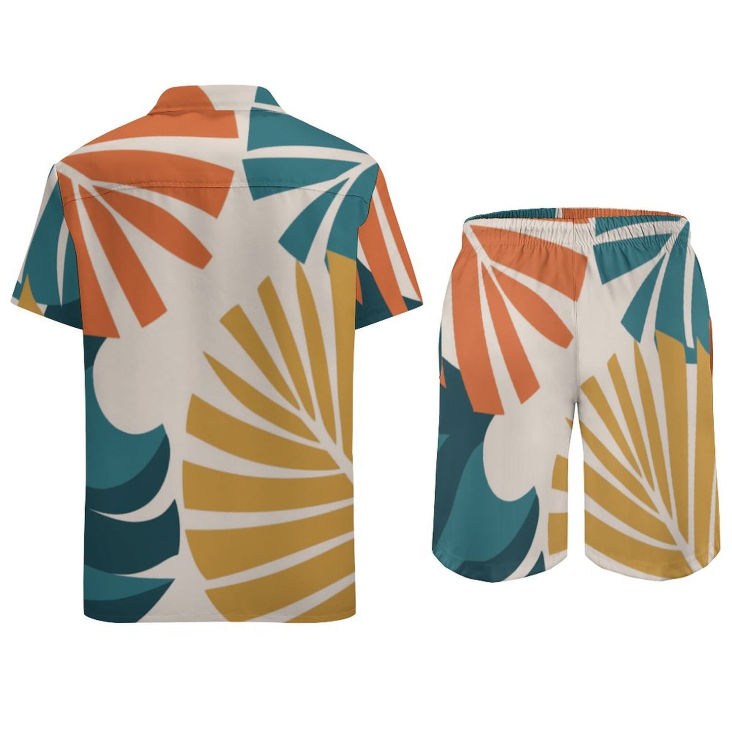 Men's Retro Hawaiian Shirt Set