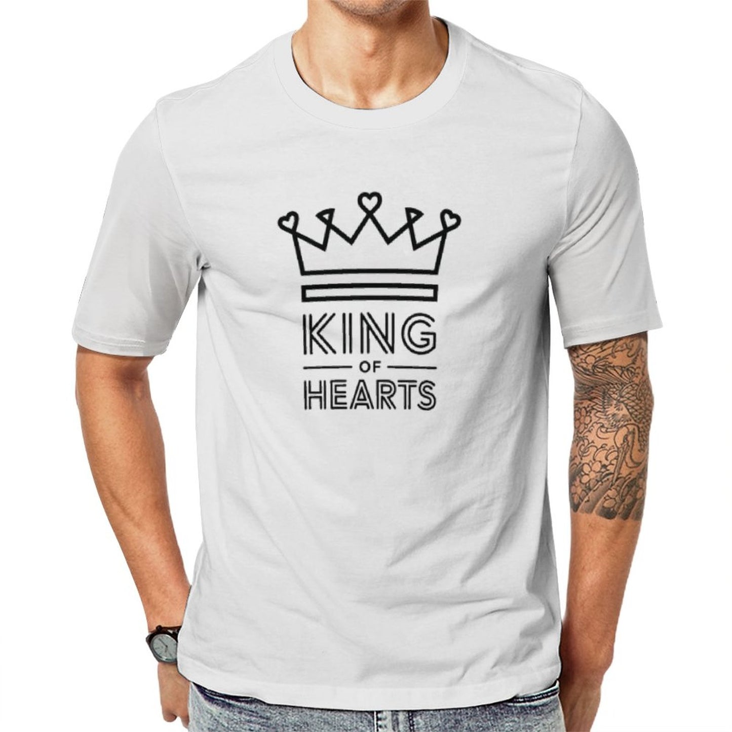 King & Queen of Hearts Matching Tees