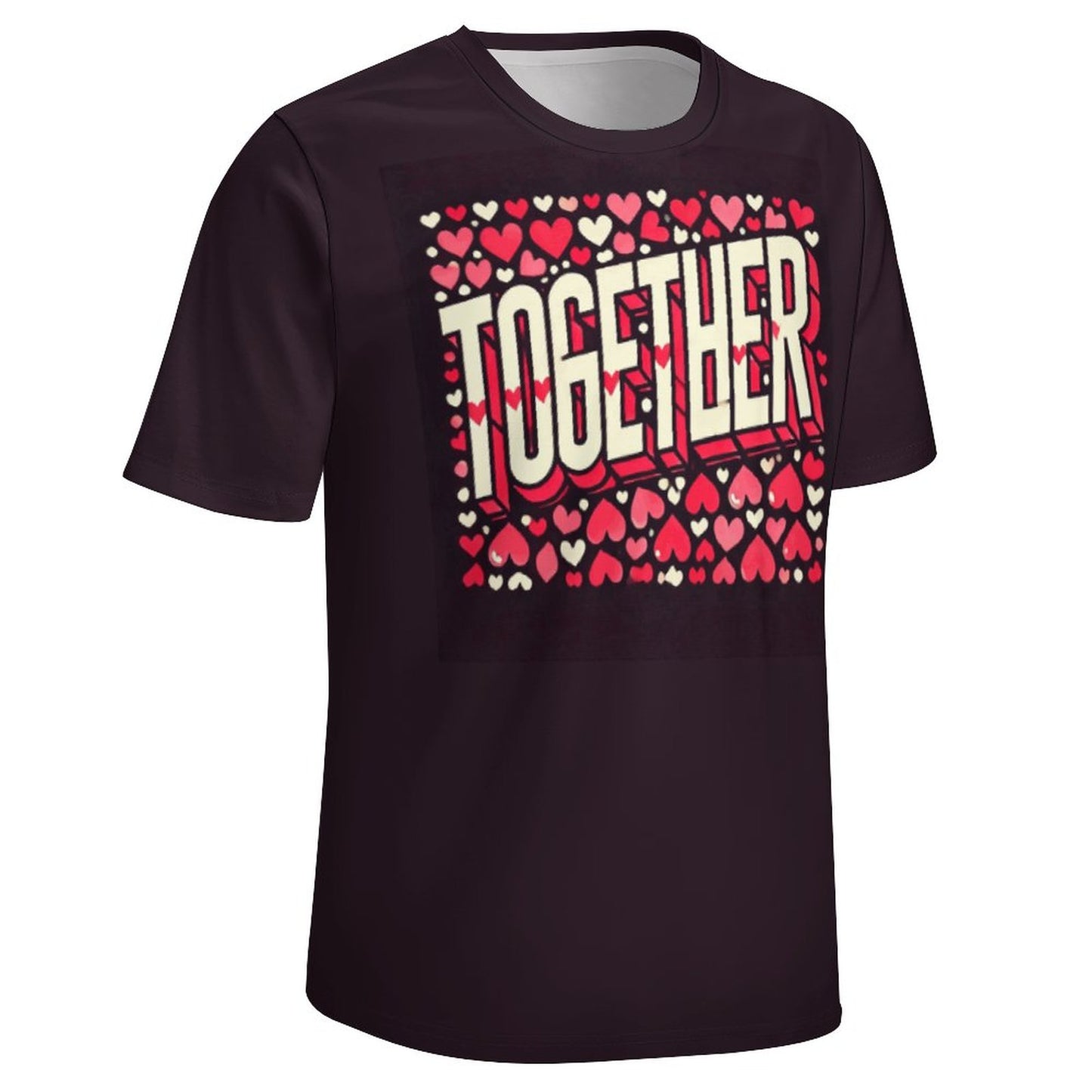 Together Matching Couple Shirts – Valentine's Day Tee & Crop Top